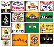 Man Cave Metal Signs Shed Bar Pub Lager Beer Mancave Garage Retro Gift Tin Sign