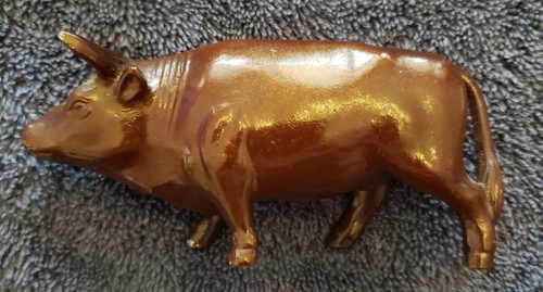 Veteran owned bull sculpture - owned,
