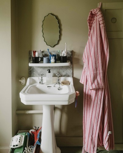 Savoy reclaimed bathroom sink - bathroom,