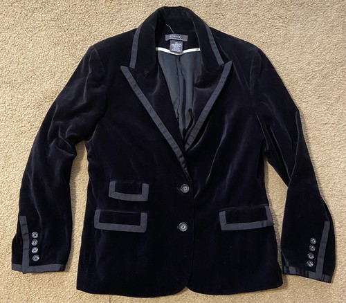 Black velvet jacket ladies - black, 14