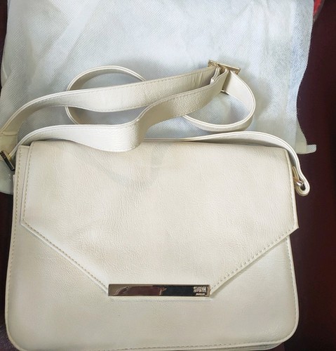 Storm cream handbag with - handbag, dust