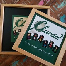 Cluedo Board Game Wooden Box