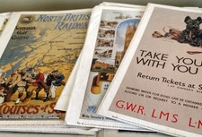 8 x Prints of Old Railway