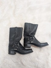 Vtg Sears Black Leather