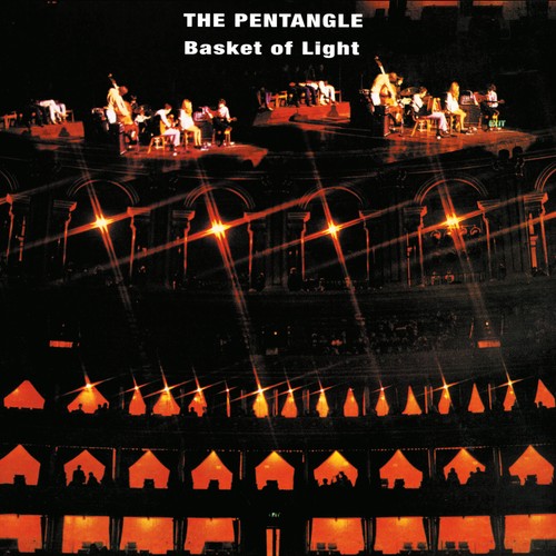 Pentangle basket light - basket, of
