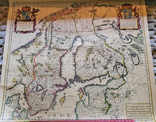 Reproduction vintage map - reproduction, of