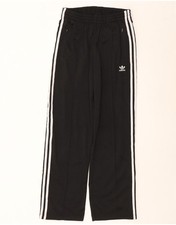 ADIDAS Womens Primegreen Tracksuit Trousers UK 10 Small Black Polyester BL05
