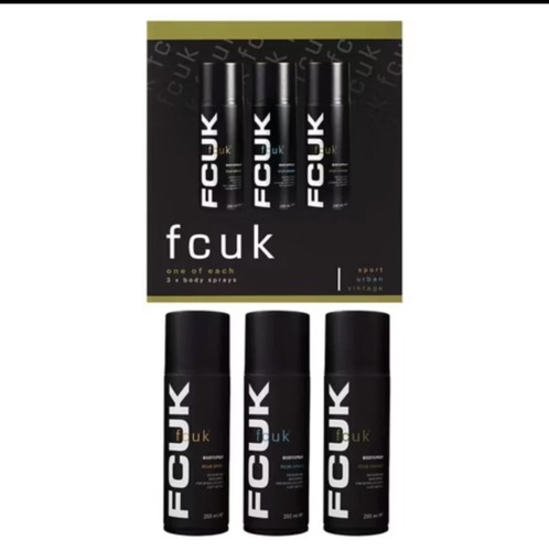 Fcuk bodyspray trio - fcuk, set