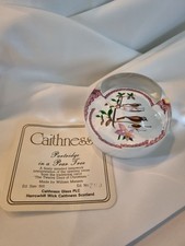 William Manson Limited Edition Partridge In A Pear Tree Caithness Paperweight