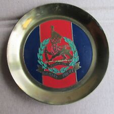 Rhodesian Military.  2 Pin dishes. One Military Police, other n/k.