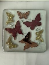 Jo Downs Handmade Glass Butterfly Coaster