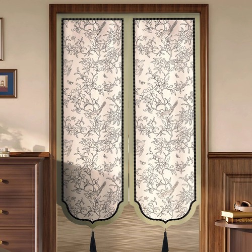 Retro style floral door - style,