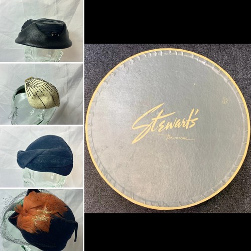 1940 hat fascinator lot - 1940's,