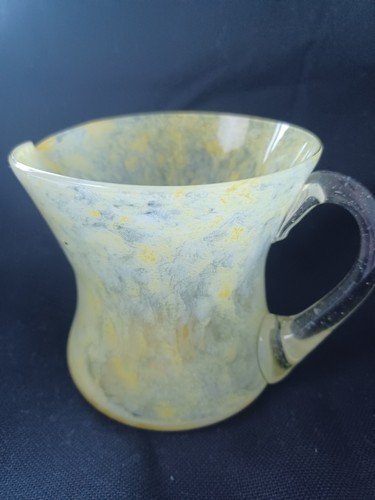 Vaseline glass jug - glass,