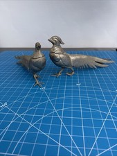 Large Vintage Brass Silver