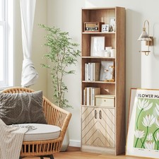 180cm Tall Bookcase w/ 4 Open