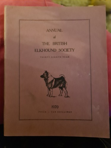 Annual the british - of, elkhound