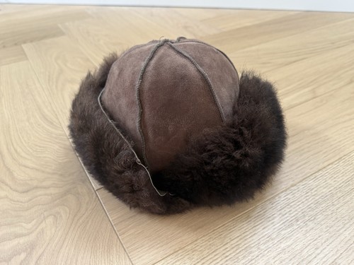 Authentic polish brown fax fur - brown,