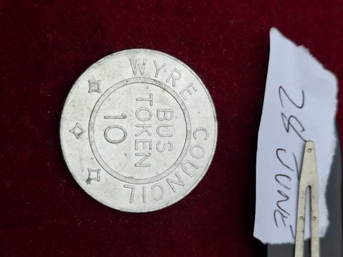 Wyre concil bus token - concil,