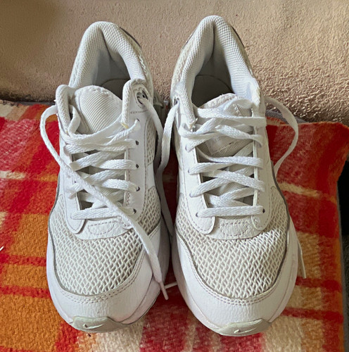 Nike air max white mesh - nike,