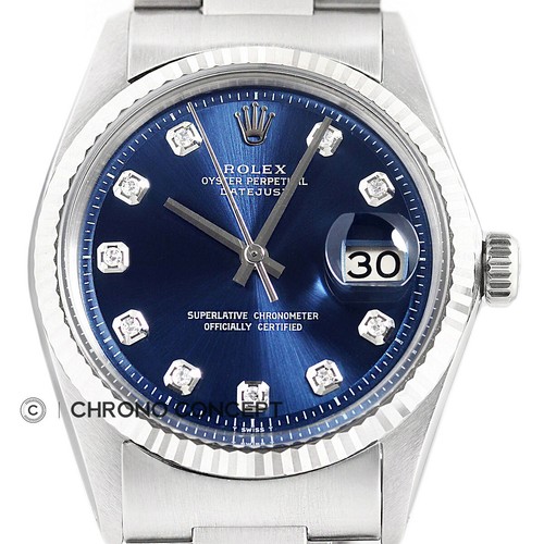 Rolex datejust 18k white - 18k,
