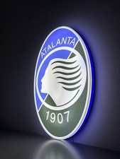 Atalanta Signs the Goddess Light Plate Bergamo Football Logo Lighted LED Series A