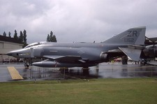 Kodachrome Slide 72-0152 (ZR) RF-4C Phantom II USAF Upper Heyford 1988 (B9)