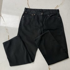 Levi’s 751 Men’s Black Denim Jeans W34 L28 Wear Pictured