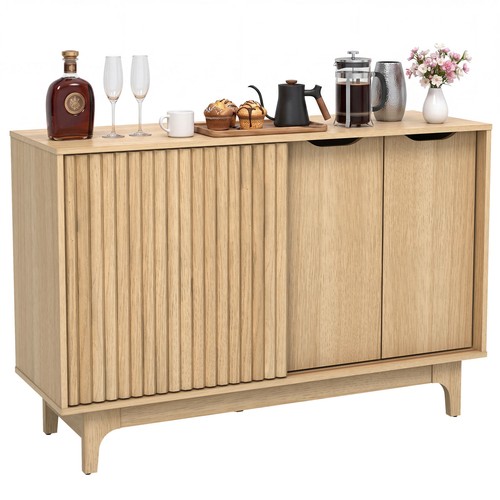 Buffet cabinet with fluted - buffet,