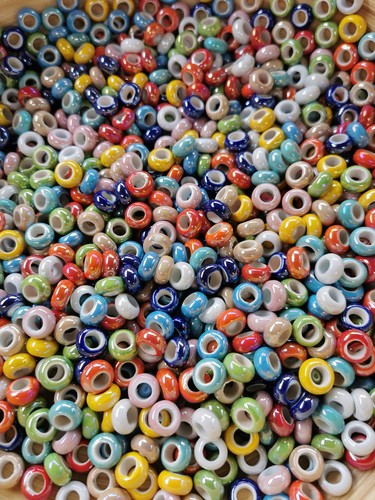 Ceramic beads macrame - 20,