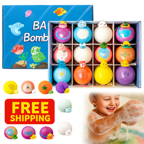 Pack bath bombs for - 6,,