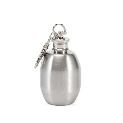 Stainless steel hip flask - stainless,