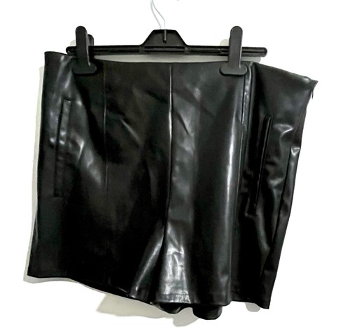 Women black leather - leather, look