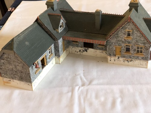 Model railway gauge station - railway,