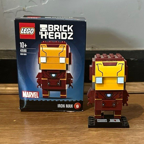 Lego brickheadz marvel iron - lego,