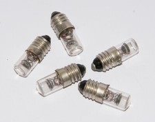 5x Neon Bulbs 9961113 E10 220V Screw Edison Light Lamp RAF Vintage Aircraft