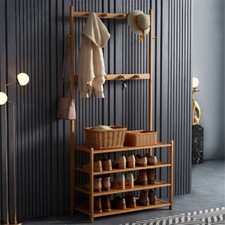 Large wooden tiers hat coat - wooden, 5