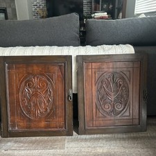 Antique Carved Wooden Cabinet