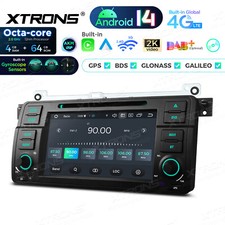 7" Android 14 8Core 4+64GB Car DVD Stereo Radio For BMW 3er E46 GPS Nav CarPlay