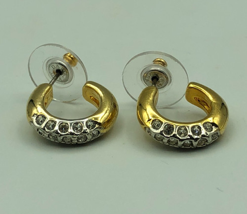 4hoop earrings gold tone - gold, &