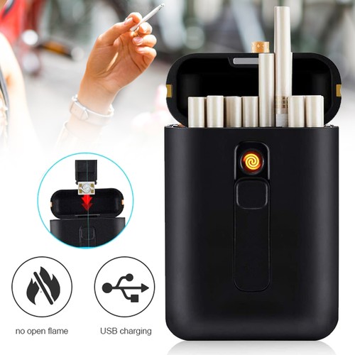 Cigarette case with lighter - case,