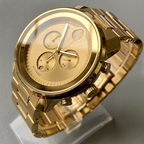 Mens genuine movado bold - mens, gold