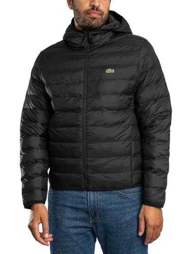 Lacoste logo puffer jacket - lacoste,