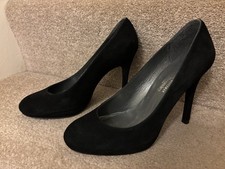 Russell & Bromley Black Suede