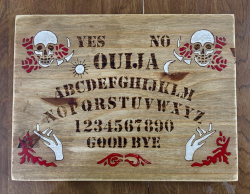 Handmade hand painted ouija - handmade,