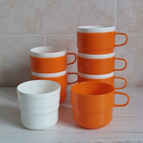 Vintage cup mug tumbler - vintage, x6
