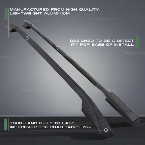Black car roof rails - roof,