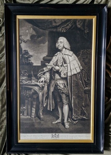18th century mezzotint - mezzotint, of