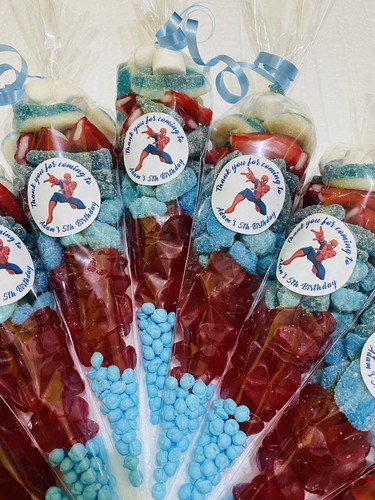 Halal sweet cones - -, spiderman