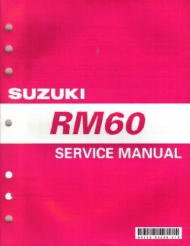 2003 suzuki rm60k3 repair - 2003,